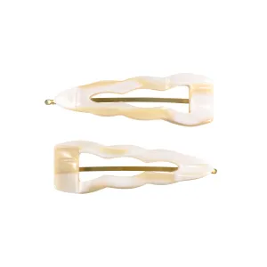 Tree White Alba Hair Slide Set