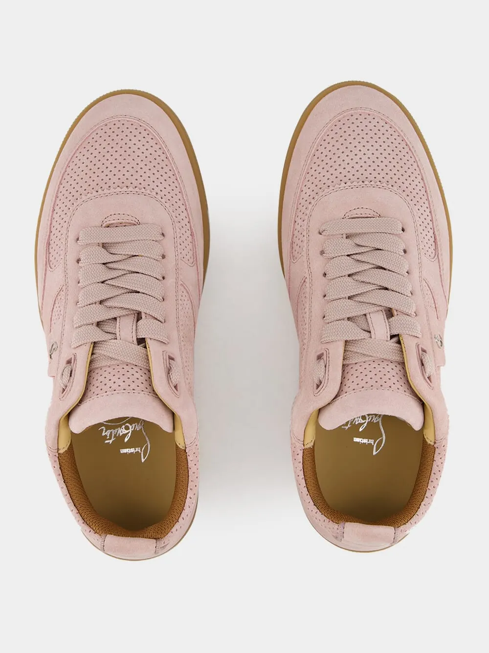 Tutti Rui Vintage Rose Reversed Calf Sneakers