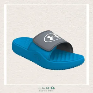 Under Armour Boy's Ignite Pro 8 Slides - Electric Blue