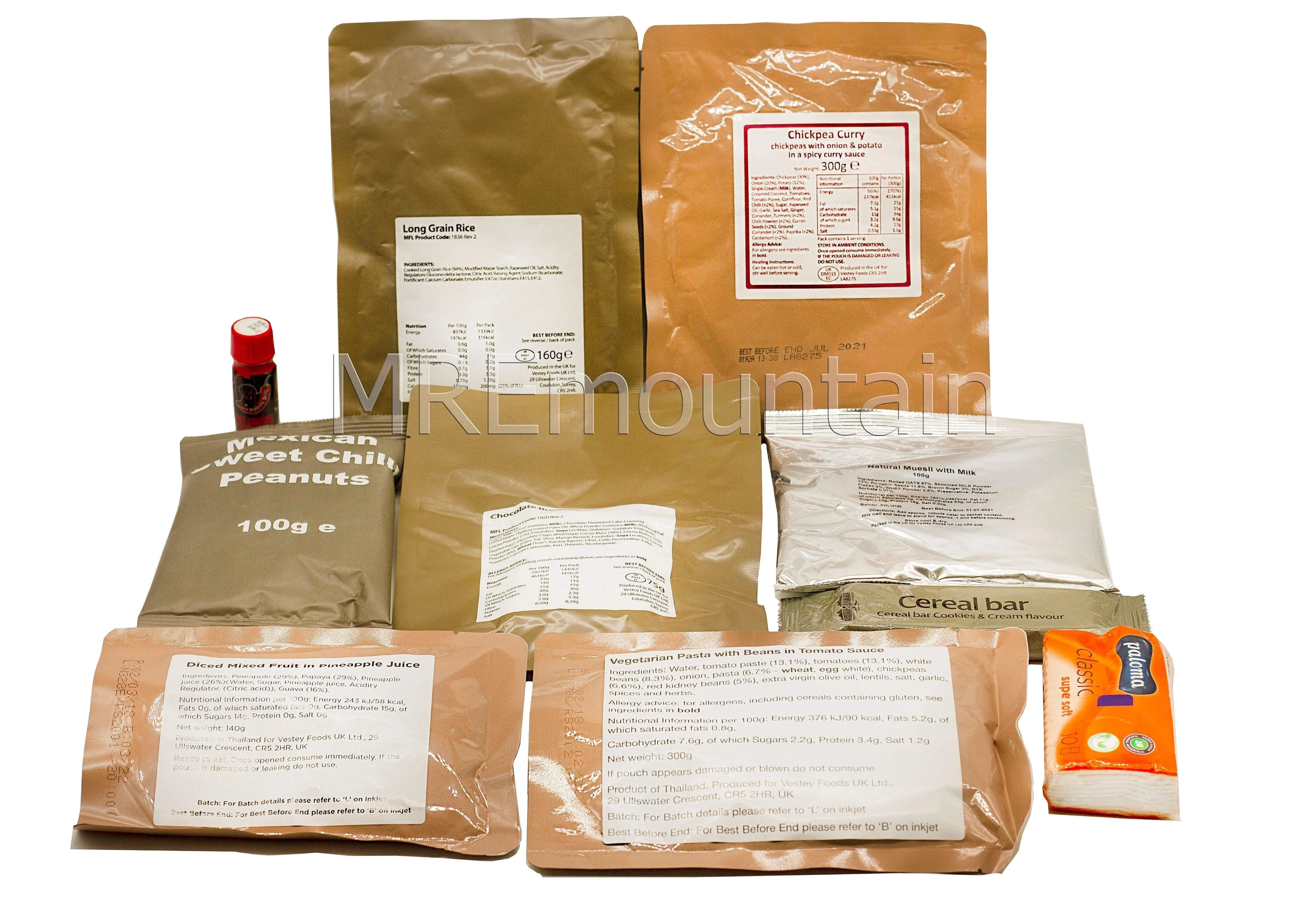 USA and UK MRE Bundle
