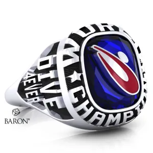 USA Masters Diving 2021 Championship Ring - Design 3.4.C (World Champion)