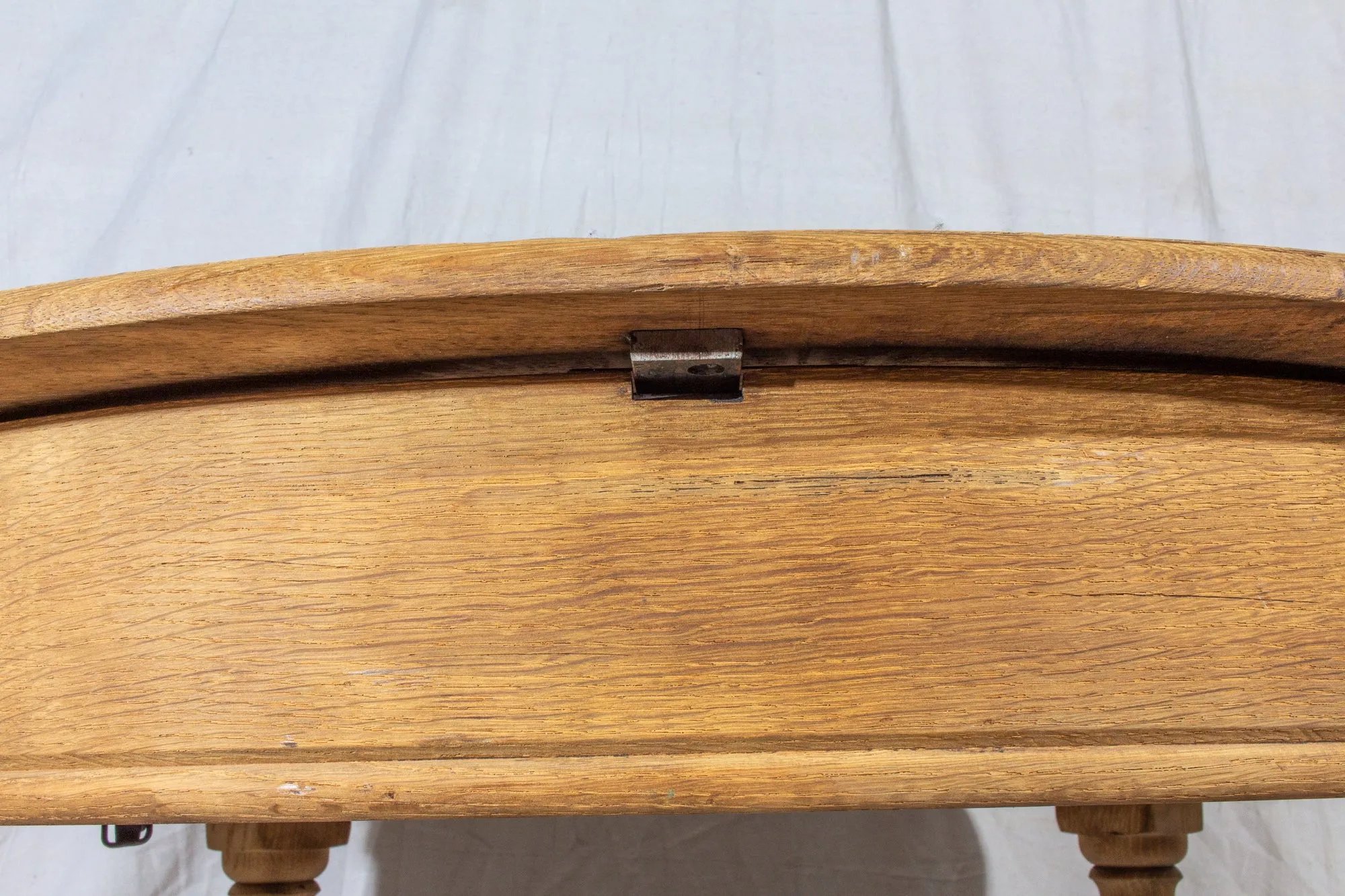 Vintage French Oak Butterfly Leaf Table