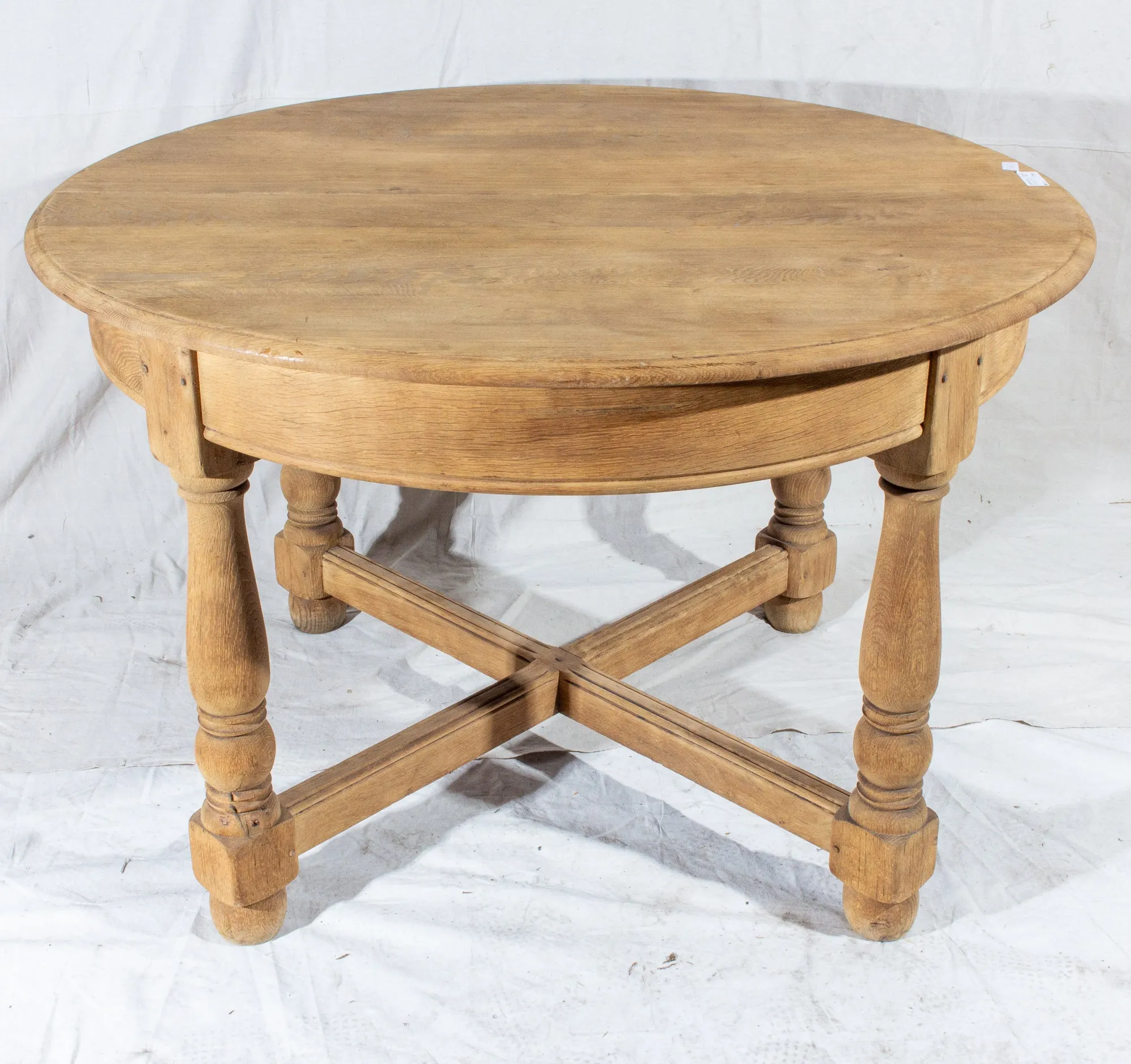 Vintage French Oak Butterfly Leaf Table