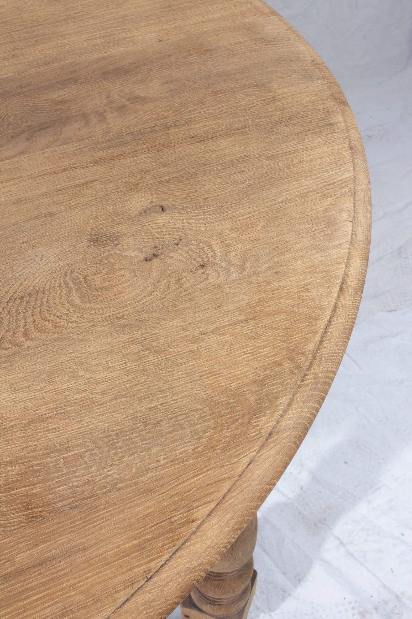 Vintage French Oak Butterfly Leaf Table