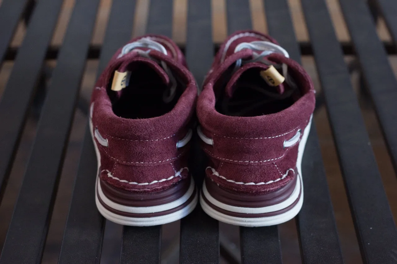 Visvim: Hockney Folk (burgundy suede)
