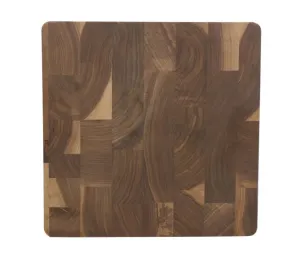 Walnut Butcher Block 12x12x2 "J" Monogram