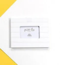 White Stripe Mini Frame Plain