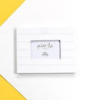 White Stripe Mini Frame Plain