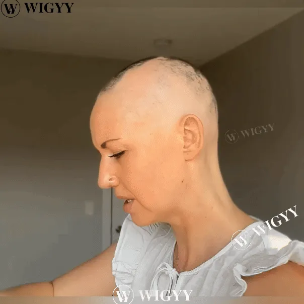 Wigyy Daily Use Blonde Highlighted Elegant Wig