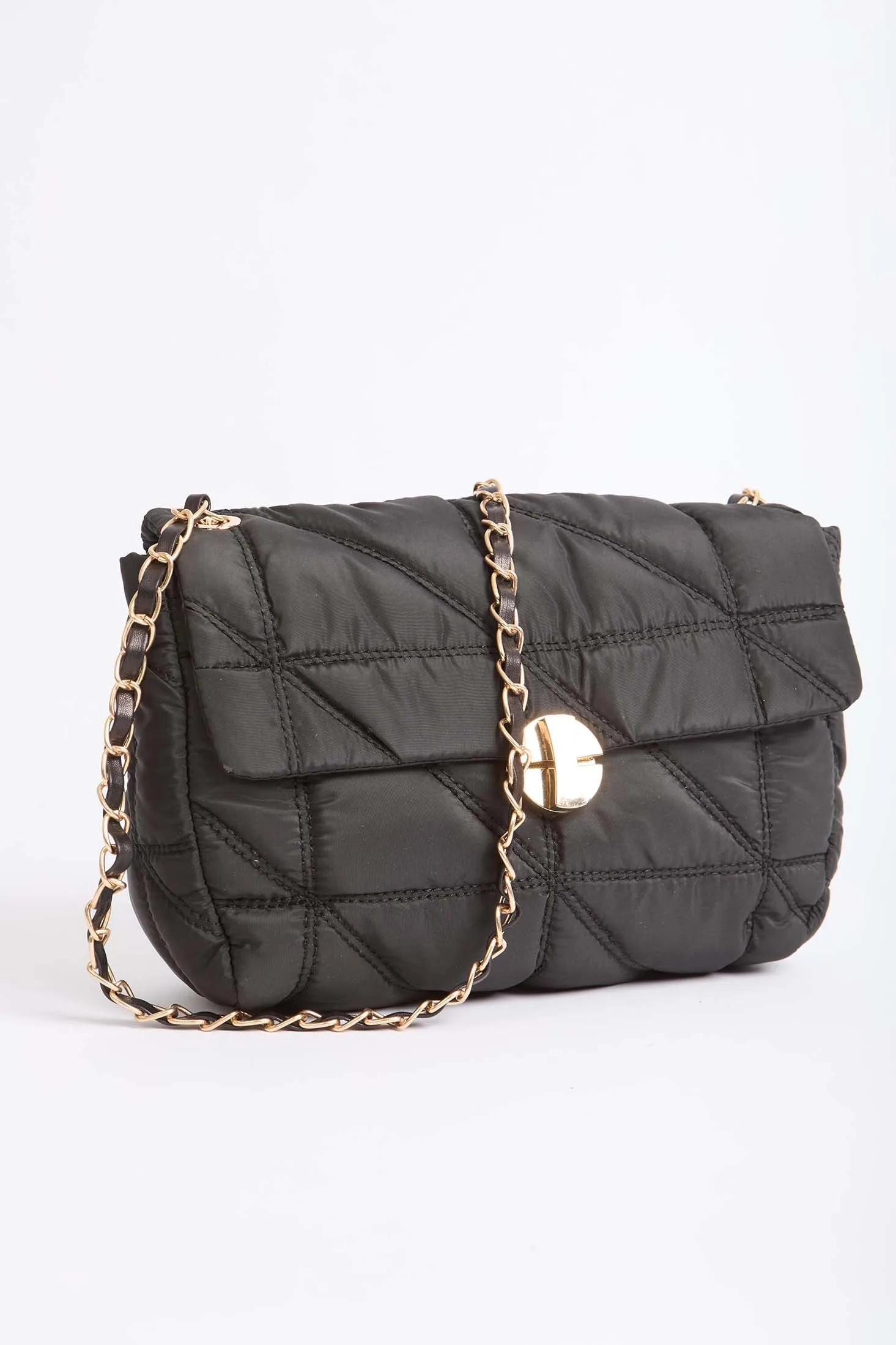 Women Bag Elegant Quilted Captioned Waterproof Bag Black